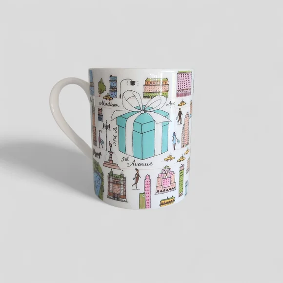 Tiffany & Co. NYC 5th Ave Mug with Blue Tiffany Box - Picture 2 of 5